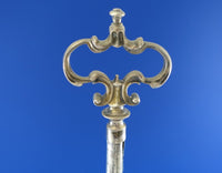 Silverplate Hookah / Water Pipe with Four Chains Various Implements (#6493)