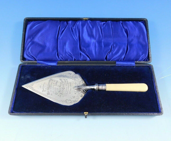 James Deakin and Sons English Estate Sterling Silver Pie Server with Fitted Box