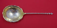 Number 128 by Towle Sterling Silver Berry Spoon GW Bright Cut 8 7/8" Twist