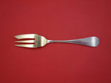 Antique Lily Engraved by Hennegan & Bates Sterling Silver Pastry Fork GW 6"