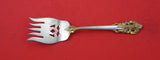 Grande Baroque Gold Accents by Wallace Sterling Beef Fork 7 1/4"