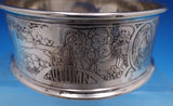 William Kerr Sterling Silver Child's Bowl Acid Etched with Four Seasons (#7771)