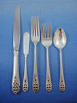 Queen's Lace by International Sterling Silver Flatware Set 12 Service 67 Pieces