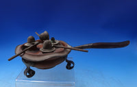 Joseph Heinrichs Mixed Metals and Wood Chafing Set 13pc Dish Ramekins  (#7137)