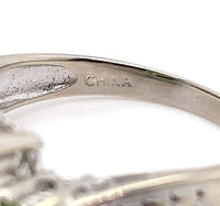 10k White Gold 4.58ct Asscher Cut Genuine Natural Peridot Ring Jewelry (#J5773)
