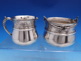 Schulz and Fischer Sterling Silver Sugar Creamer Set 2pc Early Hallmark (#8180)