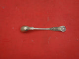 Kings by Bailey & Kitchen fancy back Coin Silver Mustard Ladle 5 1/2"