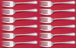 Fairfax by Durgin-Gorham Sterling Silver Salad Fork Set 12 pieces 6 1/4"