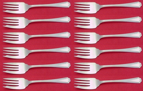 Fairfax by Durgin-Gorham Sterling Silver Salad Fork Set 12 pieces 6 1/4"