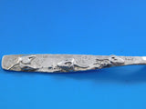 Lap Over Edge by Tiffany and Co Sterling Teaspoon w/Applied Flowers or Seed Pods