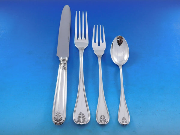 Laura by Buccellati Sterling Silver Flatware Set 8 Service Italy 32 pcs Dinner