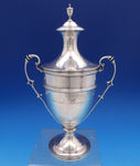 Crichton Bros English Estate Sterling Silver Covered Urn 10" Circa 1917 (#8430)