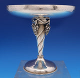 Grape by William DeMatteo Sterling Silver Compote Raised Beaded 6" (#8378)