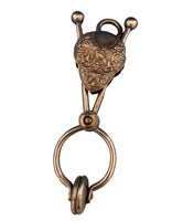 Silverplated Floral Skirt Lifter with Flowers Marked Fyfe's Patent (#J1344)