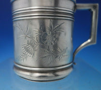 Poppy by Knowles Sterling Silver Child's Set 5pc in Fitted Box Brite-cut (#5760)