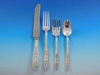 Wedgwood by International Sterling Silver Flatware Set 12 Service 128 pc Dinner