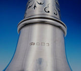 Elkington Sterling Silver Muffineer with Applied Design 8 1/4" #29493 (#4637)