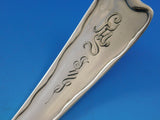 Lap Over Edge Acid Etched by Tiffany Sterling Silver Soup Ladle Heart 13 1/2"