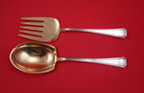 Cortland by Lunt Sterling Silver Salad Serving Set AS GW 8 1/2"
