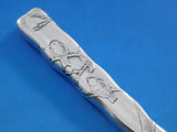 Lap Over Edge Acid Etched by Tiffany Sterling Dessert Knife HHAS Birds in Tree
