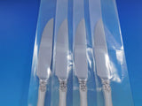 Buttercup by Gorham Sterling Silver Steak Knife Set 4pc HHWS Custom 8 3/8"