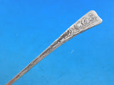 Lap Over Edge Acid Etched Tiffany Sterling Sauce Ladle Lily of the Valley 7"