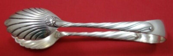 Torchon by Buccellati Italy Italian Sterling Silver Ice Tong Shell Bowls 5 3/4"