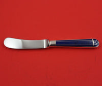 Talisman Blue by Christofle Silverplate Butter Spreader Hollow Handle 6 5/8"