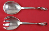 Blossom by Georg Jensen Sterling Silver Salad Serving Set 2pc Original 8 1/2"