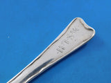 Lap Over Edge Acid Etched Tiffany Sterling Silver Teaspoon Poinsettia Flowers 6"