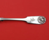 Fiddle and Shell by Sibley English Sterling Silver Regular Fork c. 1837 6 3/4"