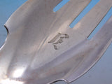 Japanese by Tiffany and Co Sterling Silver Salad Serving Fork 9 7/8" Bird motif