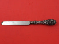 Rose by Stieff Sterling Silver Junior Knife Blunt HH with Plated Blade 7 1/4"