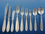 Princess Fuchsia by Frigast Sterling Silver Flatware Dinner Set Service 109 Pcs