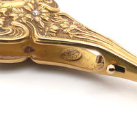 14k Yellow Gold Art Nouveau Krementz and Co Opera Glasses Lorgnette (#J5911)
