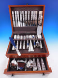 Scroll by Georg Jensen Sterling Silver Flatware Set 12 Service 106 pcs Dinner