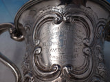 Irish Dublin 1889 Sterling Silver Trophy Champagne Cooler Rugby (#6099)
