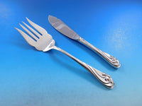 Dancing Surf by Kirk Sterling Silver Flatware Set for 12 Service 65 pieces