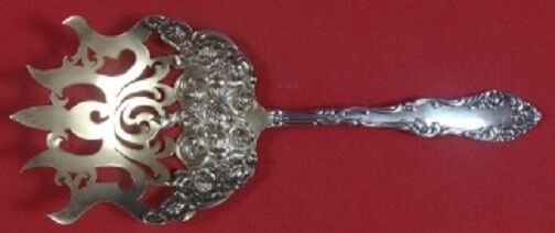 Old Danish By Towle Sterling Silver Croquette Server Goldwashed 6 3/4"