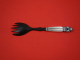 Acorn by Georg Jensen Sterling Silver Salad Serving Fork HH w/ Horn 8"