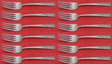 Candlelight by Towle Sterling Silver Salad Fork Set 12 pieces 6 1/2"