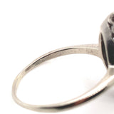 14k White Gold Marquise Shape 1 Carat TW Genuine Natural Diamond Ring (#J5449)