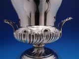 Italian .800 Silver Ice Bucket with Tongs 6 3/4" x 6 1/2" 23 ozt. (#4295)