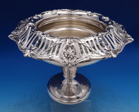 Graff Washbourne and Dunn Sterling Silver Vase #4887/47 12" x 9 1/4" (#7494)