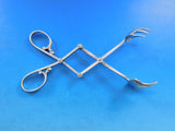 Number 2232-1 by Lebkuecher & Co. Sterling Silver Ice Tong mechanical 7 1/2"
