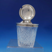 Hamilton by Tiffany and Co Sterling Silver and Cut Crystal Condiment Set (#6391)