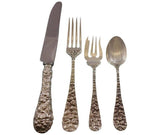 Baltimore Rose by Schofield Sterling Silver Flatware Set 8 Service 59 pcs Dinner