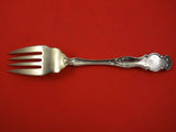 Irian by Wallace Sterling Silver Salad Fork Gold Washed Dated 1902 6 1/2"