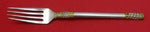 Aegean Weave Gold by Wallace Sterling Silver Regular Fork 8" Vintage Flatware