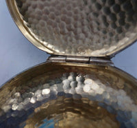 Applied Metals by Gorham Sterling Silver Powder Jar #370 Hand Hammered (#3359)